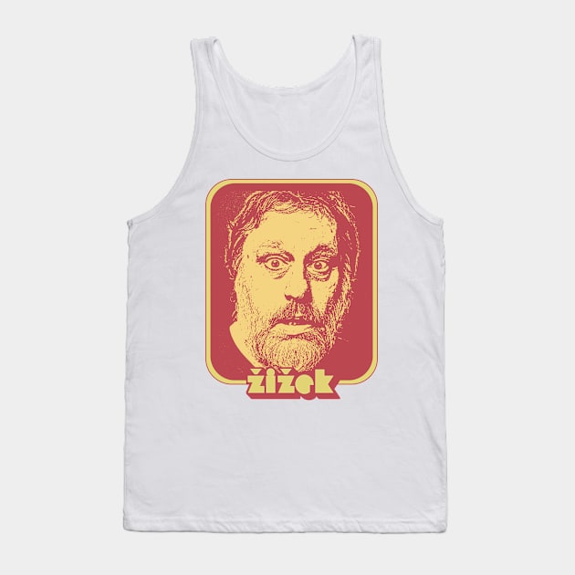 Slavoj Žižek // Retro Styled Fan Design Tank Top by DankFutura